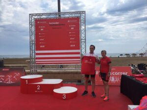 Triatlón en Valencia entrega de trofeos